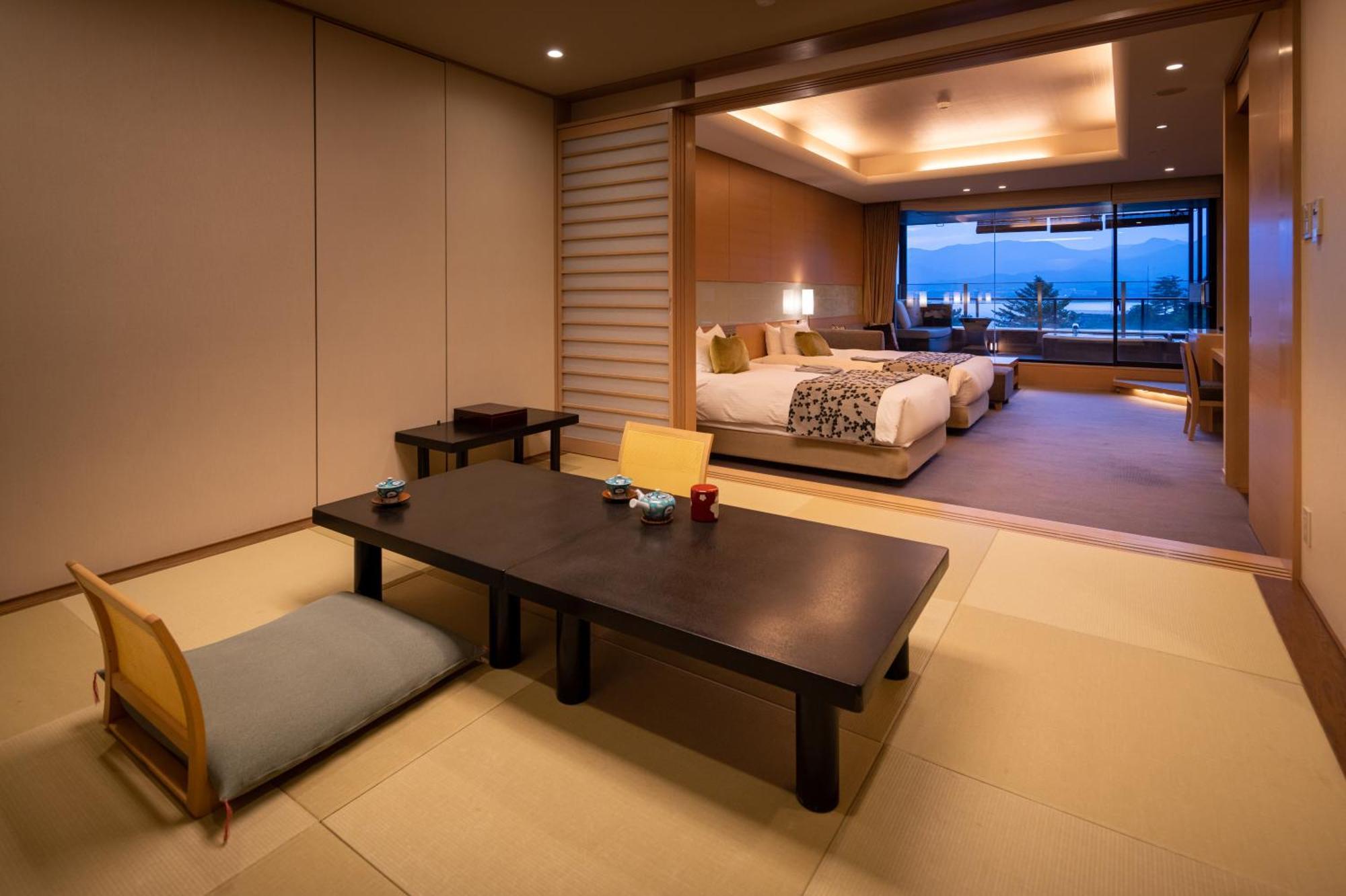 มิยาจิมะ แกรนด์ โฮเทล อาริโมโตะ Hotel ฮัทสึไคชิ ภายนอก รูปภาพ