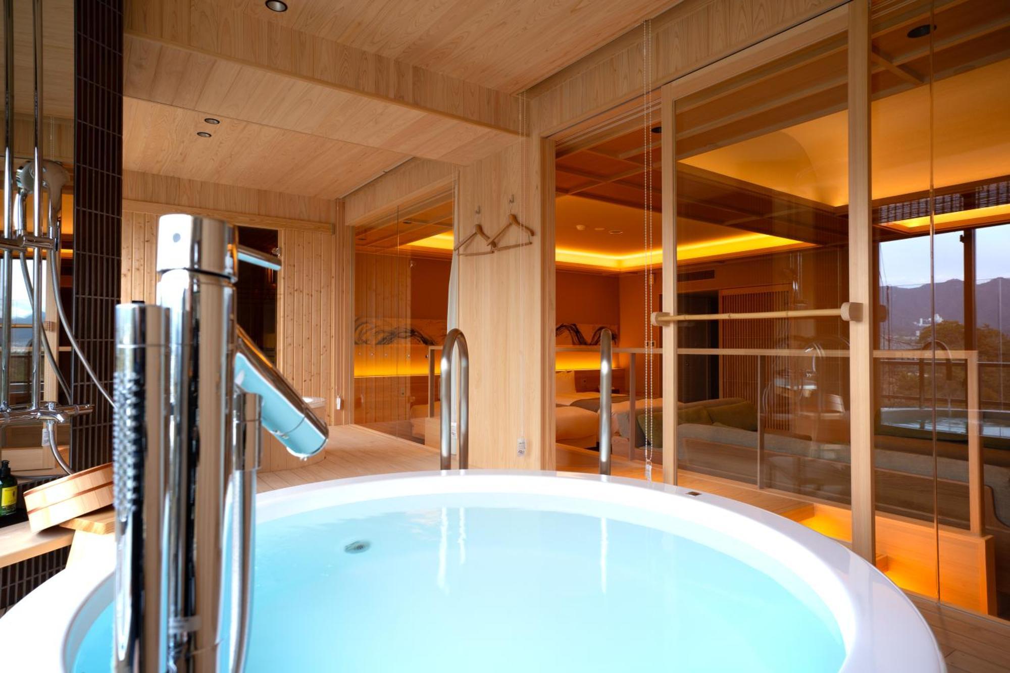 มิยาจิมะ แกรนด์ โฮเทล อาริโมโตะ Hotel ฮัทสึไคชิ ภายนอก รูปภาพ